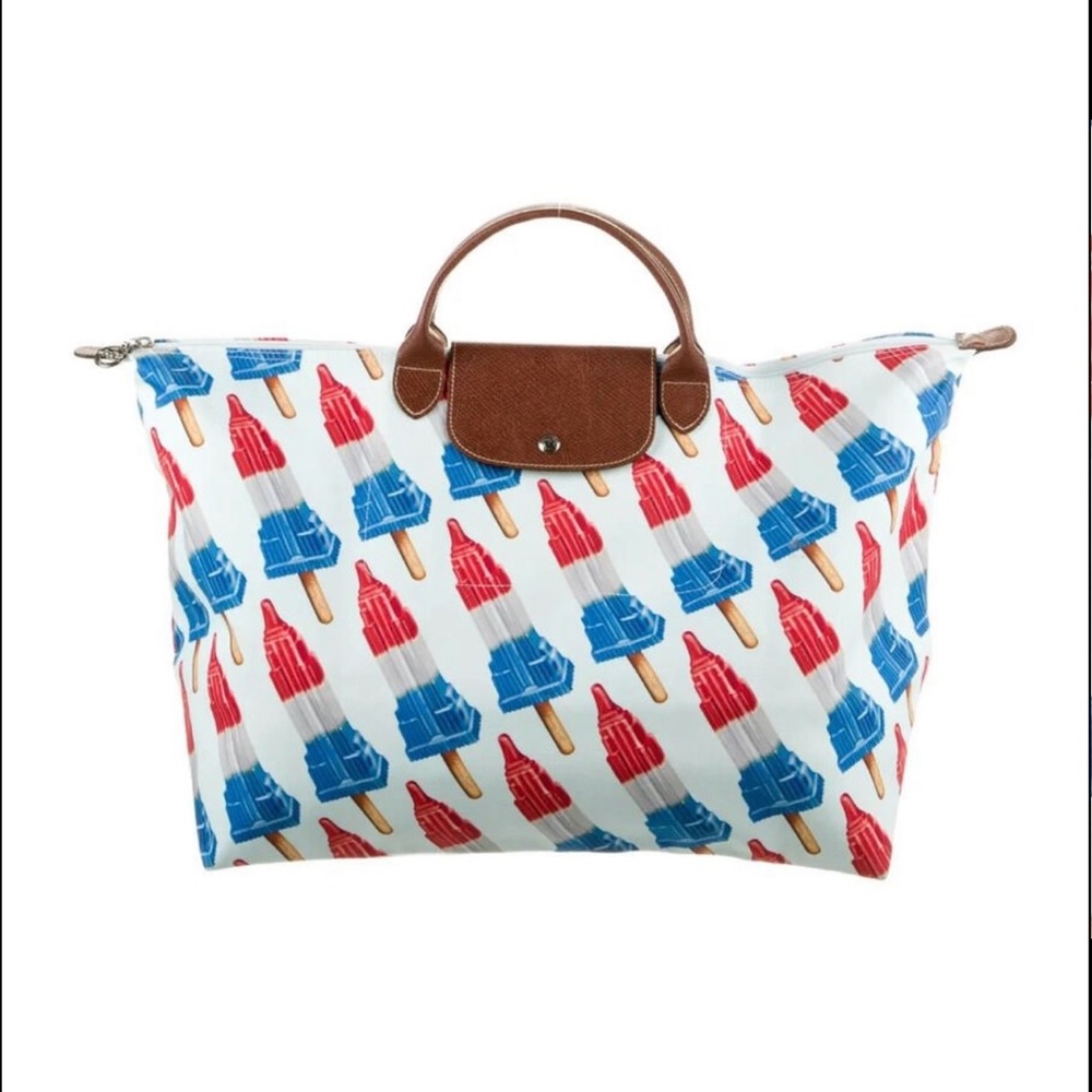 LONGCHAMP X Jeremy Scott Travel Weekender; Brand New; ULTRA RARE